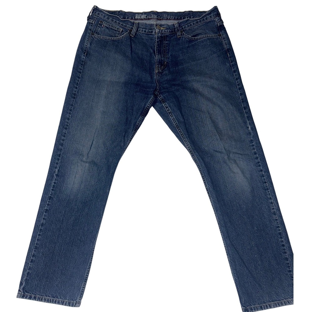 Tommy Hilfiger Rebel Slim Mens Jeans 38x32 Medium Wash Blue Denim Indigo